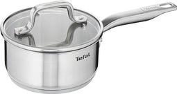 Tefal H816S6 Infinite 6-delige pannenset steelpan 16 cm, kookpannen 20/24 cm