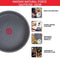 TEFAL INGENIO Natural Force sauteerpan 24 cm - Inductie - Antiaanbaklaag - Stapelbaar - Vaatwasmachinebestendig - Gemaakt in Frankrijk - L3963502