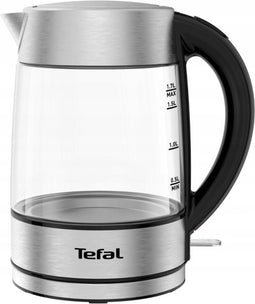 Tefal KI772D waterkoker 1,7 l 2400 W Roestvrijstaal, Transparant