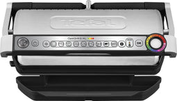 Tefal OptiGrill+ XL GC722D16 - Contactgrill - Groot grilloppervlak - 9 automatische kookprogramma’s - 2000W - RVS