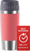 Tefal Travel Mug Easy Twist Thermosfles - Koraalrood - 0,36 liter