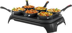 Tefal Wokparty Duo PY5828 - Gourmetstel - 6 personen