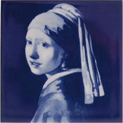 Tegel Vermeer Meisje met de parel Royal Delft