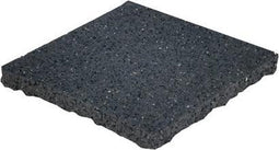 Tegeldrager zwart 10x10x1 cm los