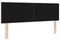 vidaXL - Hoofdbord - Knop - Ge - tuft - Donkerbruin - 140 - cm - Stof