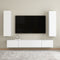 vidaXL - Tv-meubels - 2 - st - 30,5x30x110 - cm - bewerkt - hout - wit
