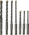 Borenset SDS+ 7 Dlg 5/6/8X110 mm + 6/8/10/12X160mm - B-49046
