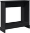 vidaXL - Haardombouw - 90x30x90 - cm - bewerkt - hout - zwart