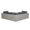 Garden impressions - Silverbird lounge set 4-dlg vintage willow H dia. 6mm/ r. black