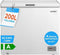 Comfee RCC201WH6(E) Vrieskist, 82 kWh/jaar, 85 cm hoog, 200 liter, inverter-compressor, laag volume,