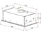 Teka GFG 2 WHITE 388 m³/uur Onderbouw Wit