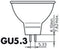 Tekalux Jairo Led-lamp - GU5.3 - 2700K Warm wit licht - 5 Watt - Dimbaar