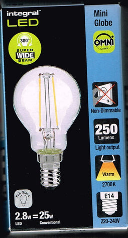 Tekalux Lefa Led-lamp - E14 - 2700K Warm wit licht - 2.8 Watt - Niet dimbaar