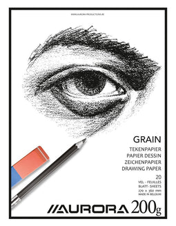 Tekenblok Aurora 27x36m 20v 200gr | 10 stuks