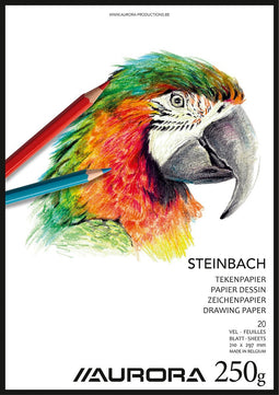 Tekenblok Aurora A4 20v 250gr Steinbach papier | 5 stuks