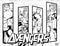 Tekenblok Avengers met Stickers en 3 Krijtjes, 40 Vellen