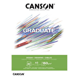 Tekenblok Canson Graduate Dessin A3 160gr 30vel | 5 stuks