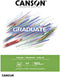 Tekenblok Canson Graduate Dessin A4 160gr 30vel | 5 stuks