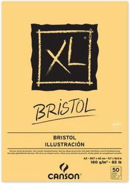 Tekenblok Canson XL Bristol A3 50v 180gr