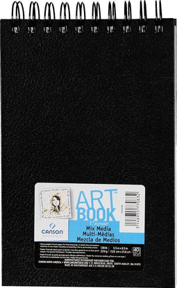 Tekenboek Canson Art 14x21.6cm 40v 224gr spiraal
