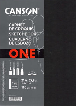 Tekenboek Canson Art Dummy 216x279mm 100gr 196vel | 1 stuk