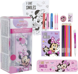 Tekenen, Kleuren, Kerst, Verjaardag, Schrijf- en tekenset Minnie Mouse 25 Onderdelen - Disney - Roze