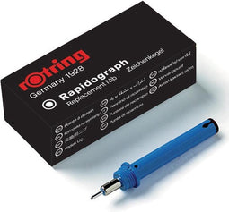 Tekenkop rOtring 755070 rapidograph 0.70mm blauw