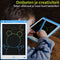 Tekentablet kinderen - 10 inch, Blauw met kleurenscherm - Drawing tablet, Grafische tablet, LCD tekentablet - ACROPAQ