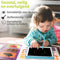 Tekentablet kinderen - 10 inch, Blauw met kleurenscherm - Drawing tablet, Grafische tablet, LCD tekentablet - ACROPAQ