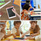Tekentablet kinderen - 10 inch, Roze met kleurenscherm - Drawing tablet, Grafische tablet, LCD tekentablet - ACROPAQ