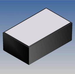 TEKO 154/P.9 Universele behuizing 215 x 130 x 79.4 Aluminium, ABS Zwart 1 stuk(s)