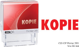 Tekststempel Colop 20 Printer KOPIE Rood