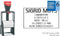 Tekststempel Colop 2100 personaliseerbaar 6regels 41x24mm
