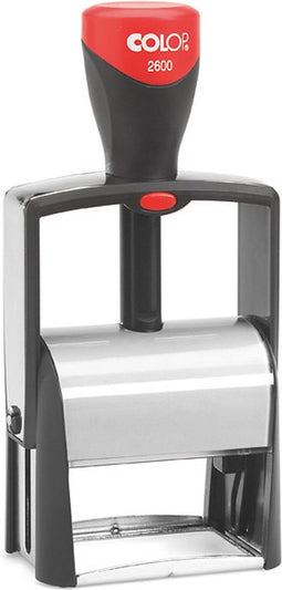 Tekststempel Colop 2600 personaliseerbaar 8regels 58x37mm