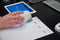 Tekststempel colop e-mark wit