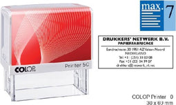 Tekststempel Colop Printer 50 personaliseerbaar 7regels 69x30mm