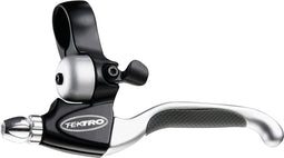 Tektro CL535F-RT V-brake remgreep met bel. Links, zwart satin (werkplaatsverpakking)
