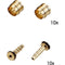 Tektro leiding olijfjes + insteekpennetjes 5.5mm (10)