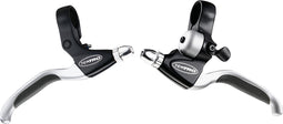 Tektro Remhendelpaar - CL530TS+CL535RT - V-brake met geïntegreerde fietsbel - zwart/satijn