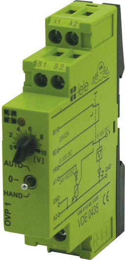 tele OVP1 24 V/AC/DC 0 - 10 V Koppelrelais 24 V/DC, 24 V/AC 1 stuk(s)