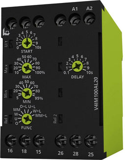 tele V4IM100AL20 24-240V AC/DC Bewakingsrelais 24, 24 - 240, 240 V/DC, V/AC 2x wisselcontact 1 stuk(s)