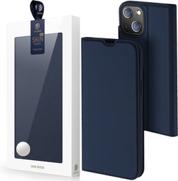 Telefoon Hoesje geschikt voor Apple iPhone 14 - Dux Ducis Skin Pro Book Case - Blauw