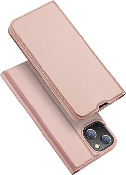 Telefoon Hoesje geschikt voor Apple iPhone 14 Plus - Dux Ducis Skin Pro Book Case - Roze