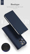 Telefoon Hoesje geschikt voor Apple iPhone 14 Pro Max - Dux Ducis Skin Pro Book Case - Zwart