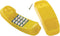 Telefoon in kunststof 210x70 mm incl. schroeven geel