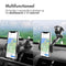 Telefoonhouder auto - Verstelbaar - Universeel - Carbon - Dashboard / Raam - Zwart