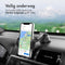 Telefoonhouder auto - Verstelbaar - Universeel - Carbon - Dashboard / Raam - Zwart