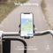 Telefoonhouder fiets - Verstelbaar - Universeel - Aluminium - Grijs