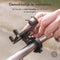 Telefoonhouder fiets - Verstelbaar - Universeel - Aluminium - Grijs