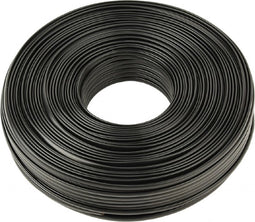 Telefoonkabel 4-aderig op rol - CCS (AWG32) / zwart - 100 meter